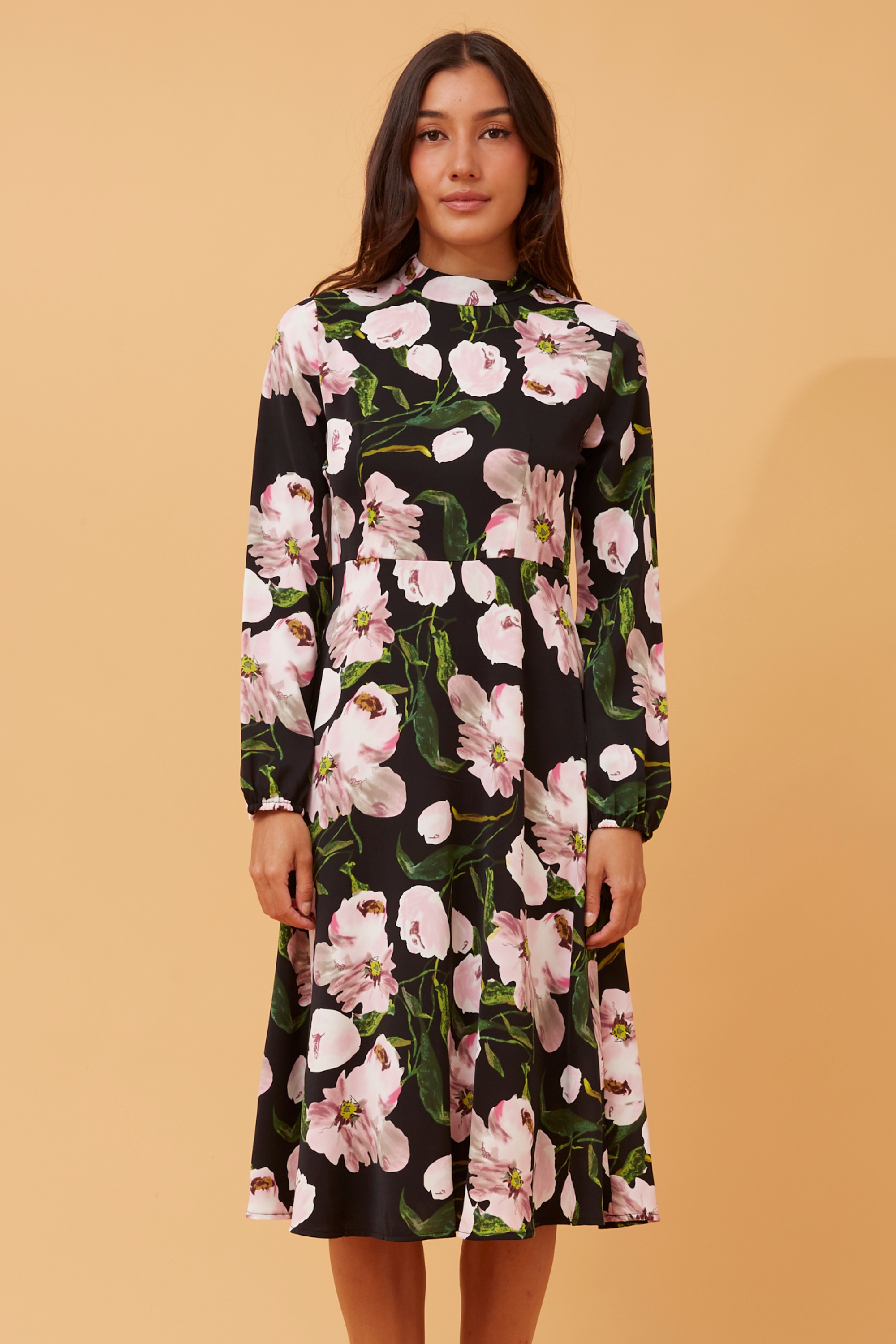 SWEETIE FLORAL MIDI DRESS