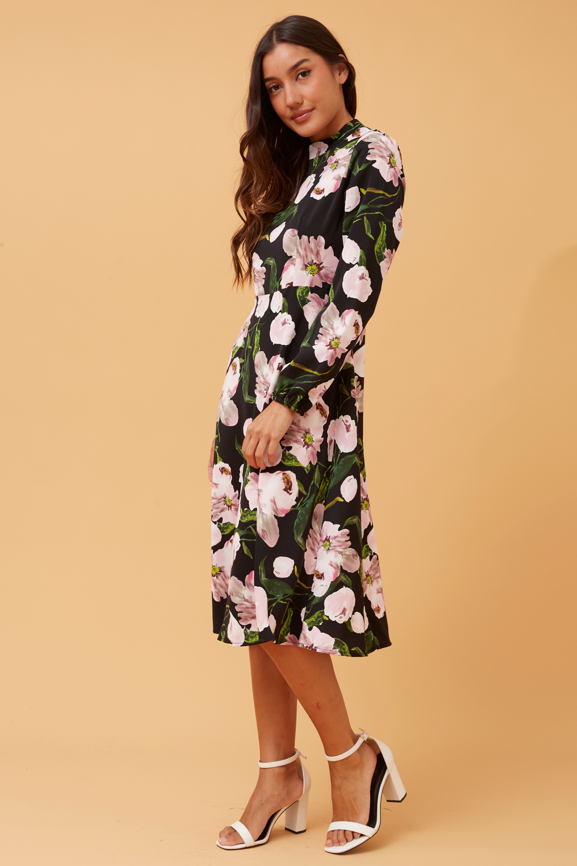 SWEETIE FLORAL MIDI DRESS