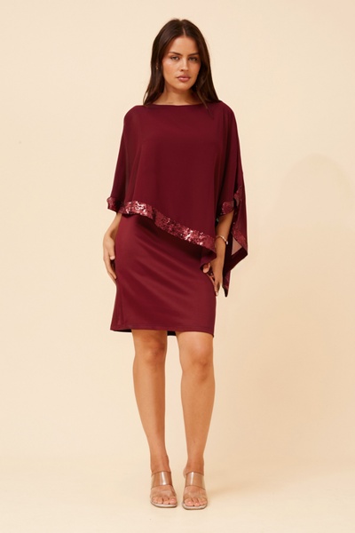 SYLIE DOUBLE LAYER SHIFT DRESS