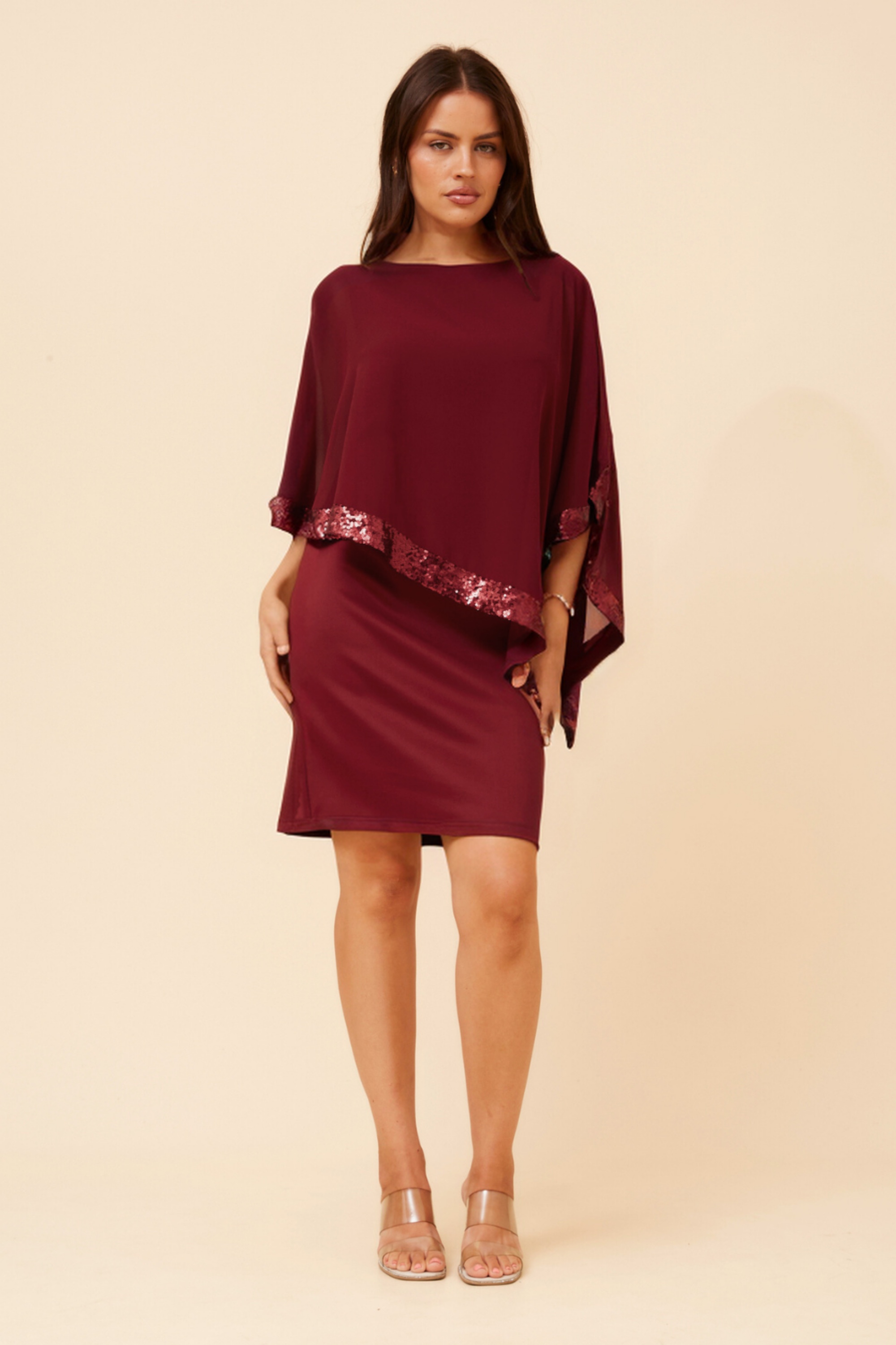 Sylie double layer shift dress | Buy Online | Femme Connection