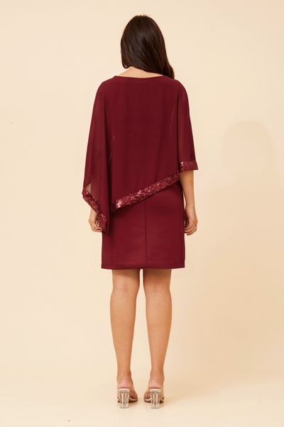 SYLIE DOUBLE LAYER SHIFT DRESS