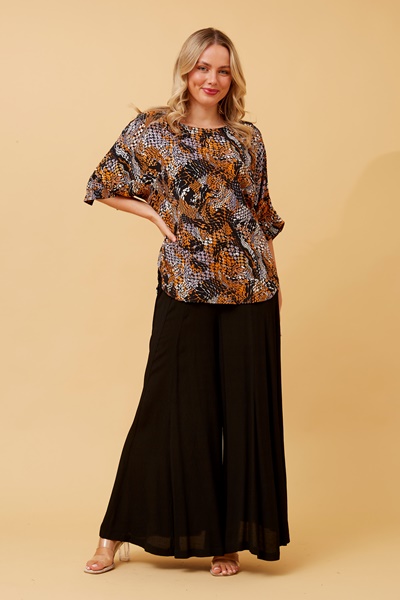 TARA ABSTRACT PRINT TOP