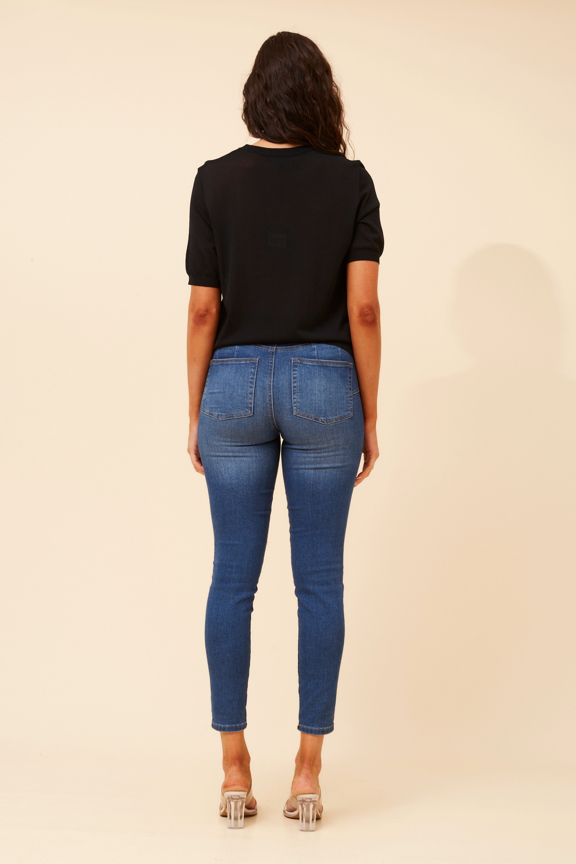 TARAN DIAMANTE KNIT PULLOVER