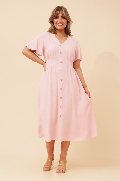 TARQUIN LINEN BLEND DRESS