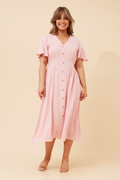 TARQUIN LINEN BLEND DRESS