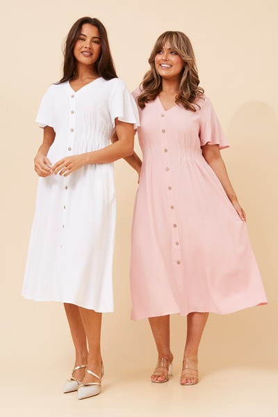 TARQUIN LINEN BLEND DRESS