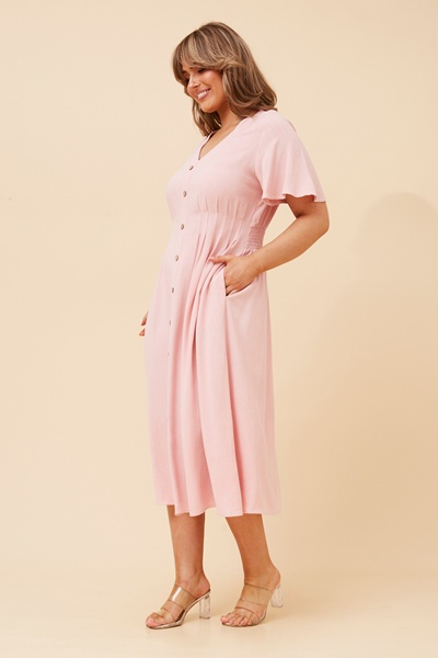 TARQUIN LINEN BLEND DRESS