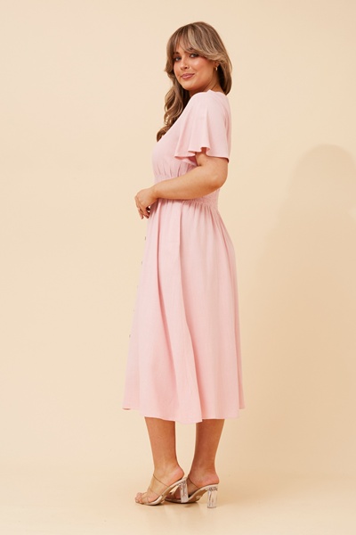 TARQUIN LINEN BLEND DRESS
