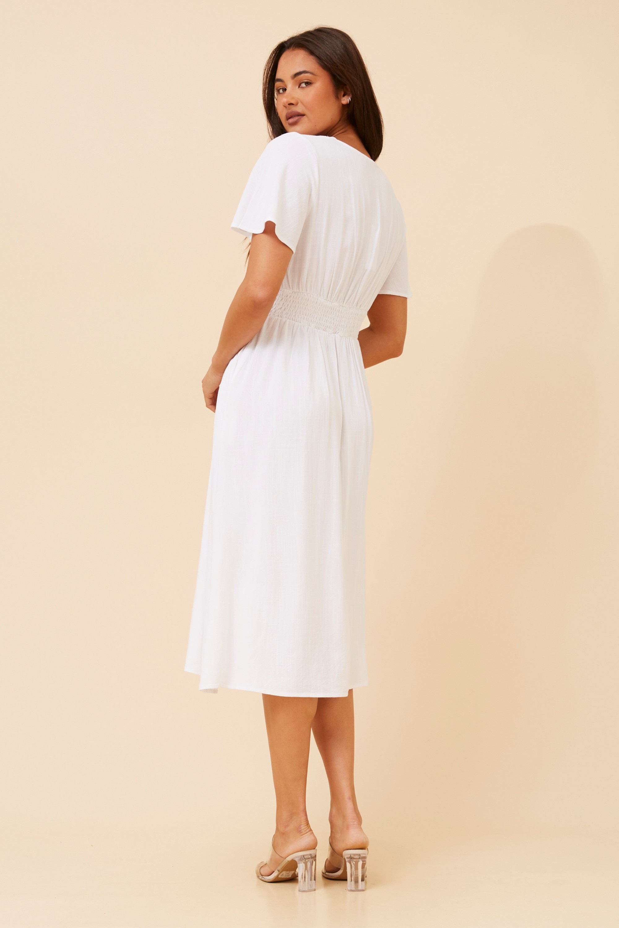 TARQUIN LINEN BLEND DRESS