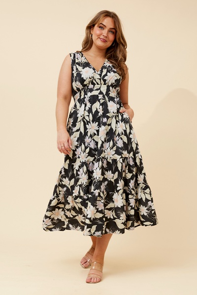 TASMIN FLORAL MAXI DRESS