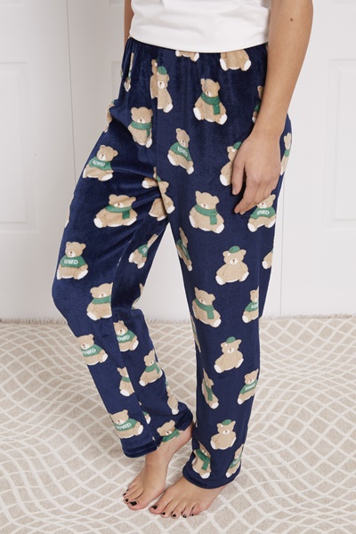 TEDDY BEAR PLUSH PYJAMA PANT | FEMME 