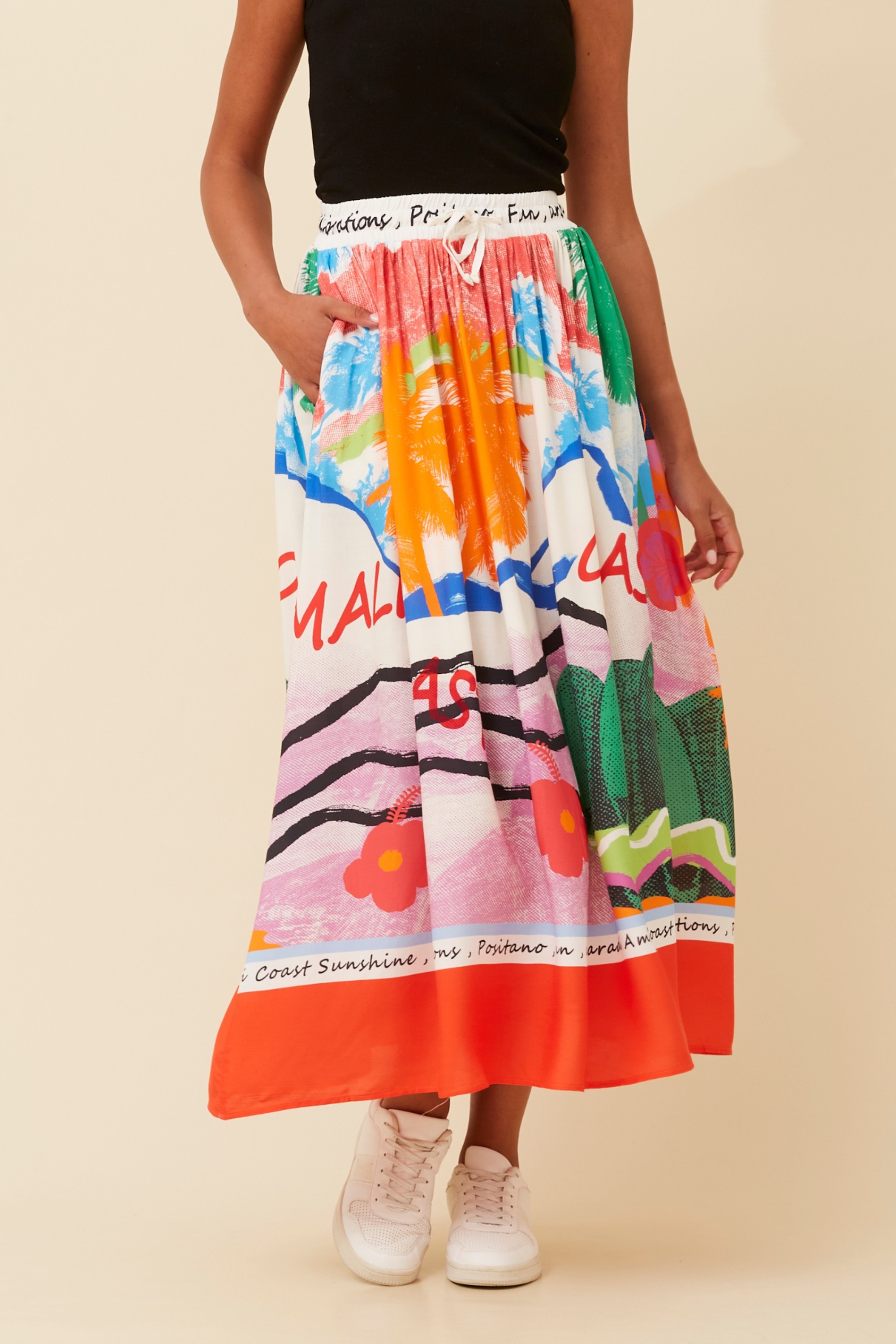 TEE WANDERLUST MAXI SKIRT