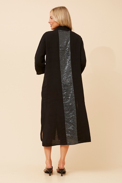 TERESIA LINEN MIDI DRESS