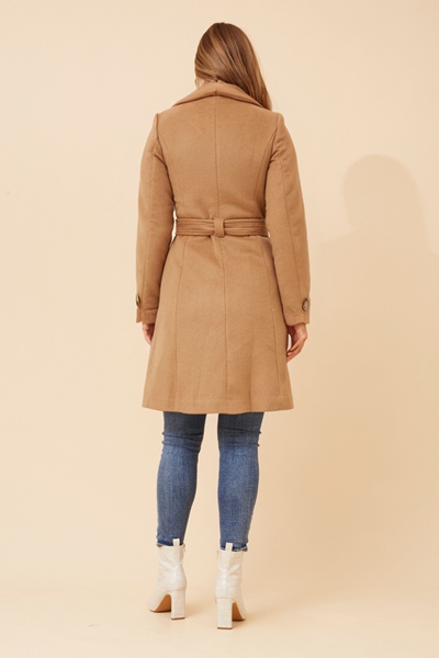 TESSLYN SOLID WRAP COAT