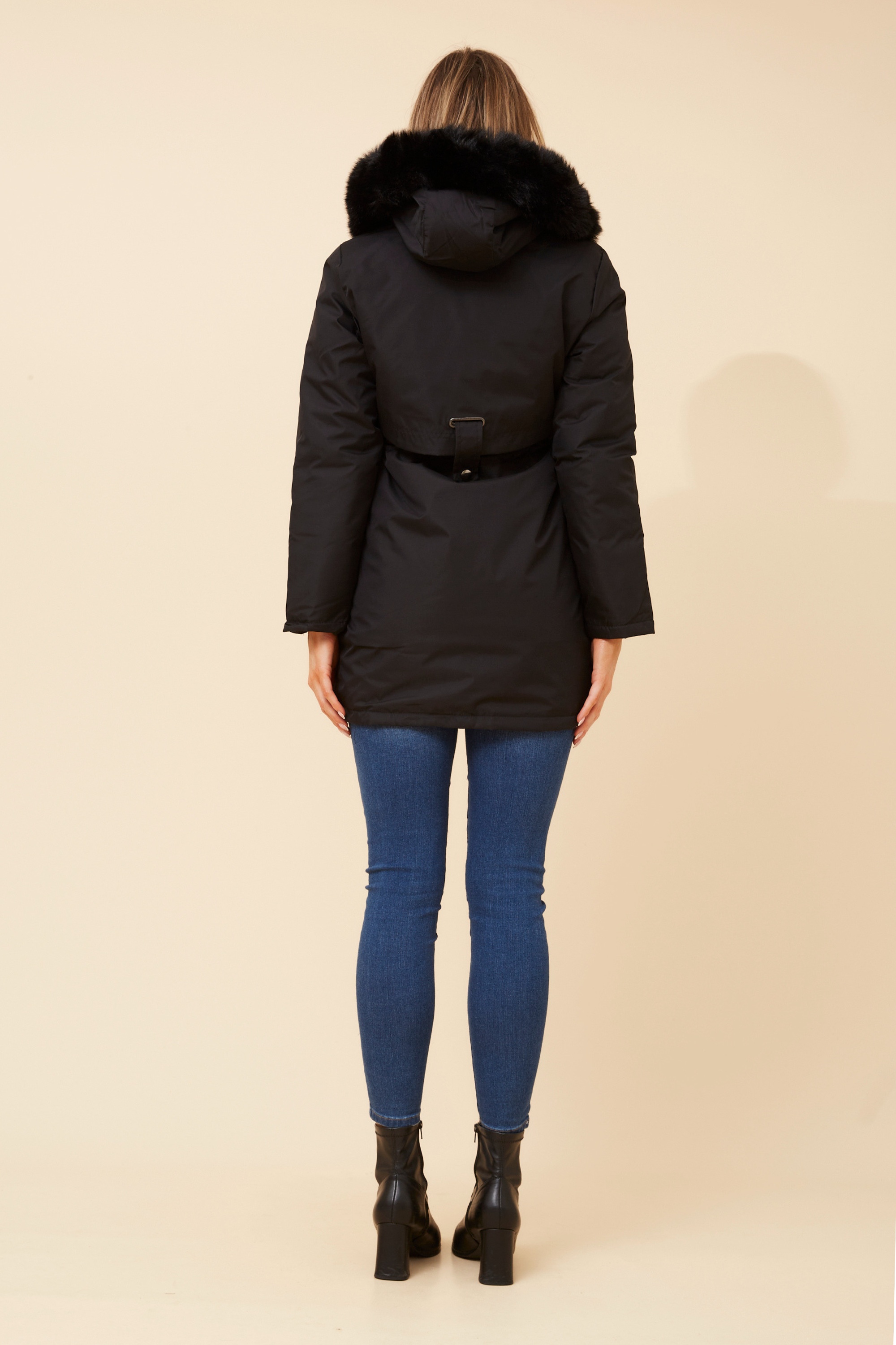 THALASSA FUX FUR PUFFER COAT