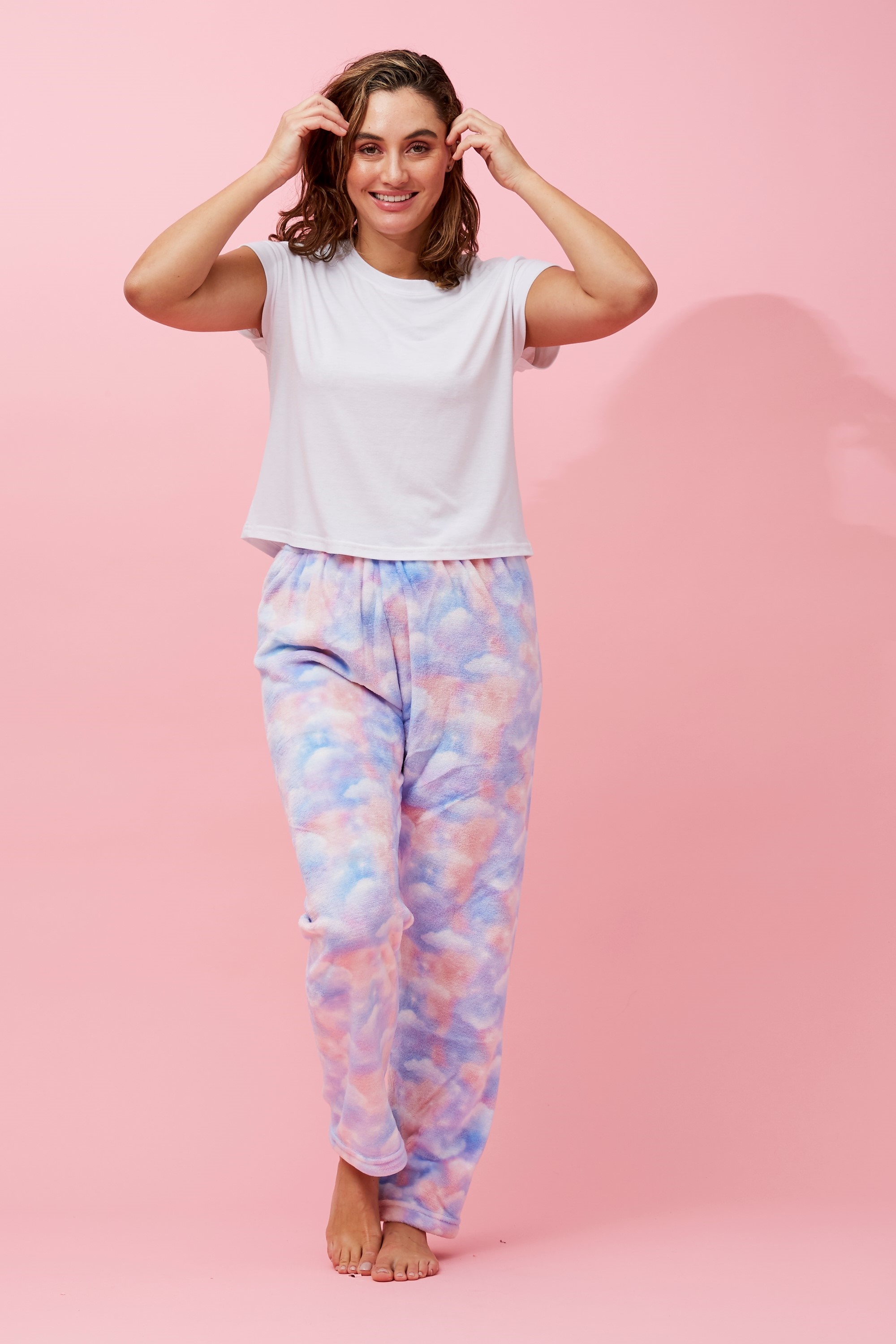 TIE DYE PLUSH PYJAMA PANTS | FEMME 