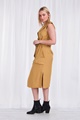 TIE- WAIST SLEEVELESS DRESS
