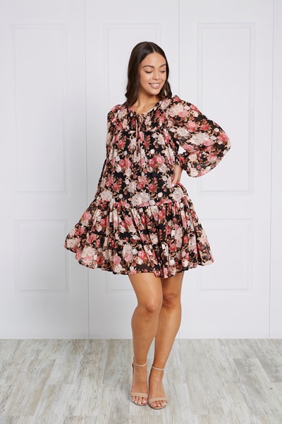 Floral short dresses | FEMME Connection