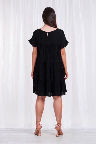 TIERED SHORT DRESS