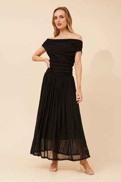 TIRZA SOLID MAXI DRESS