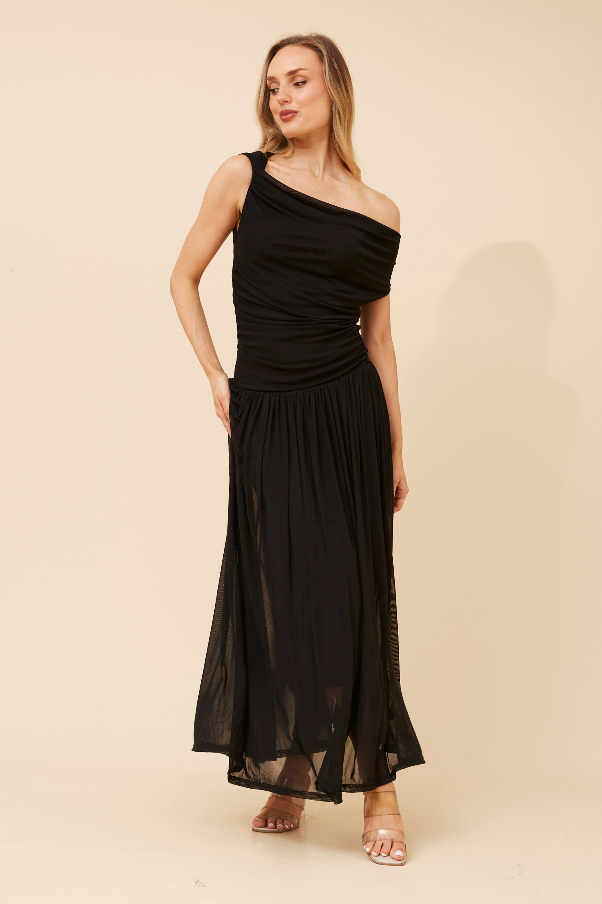 TIRZA SOLID MAXI DRESS