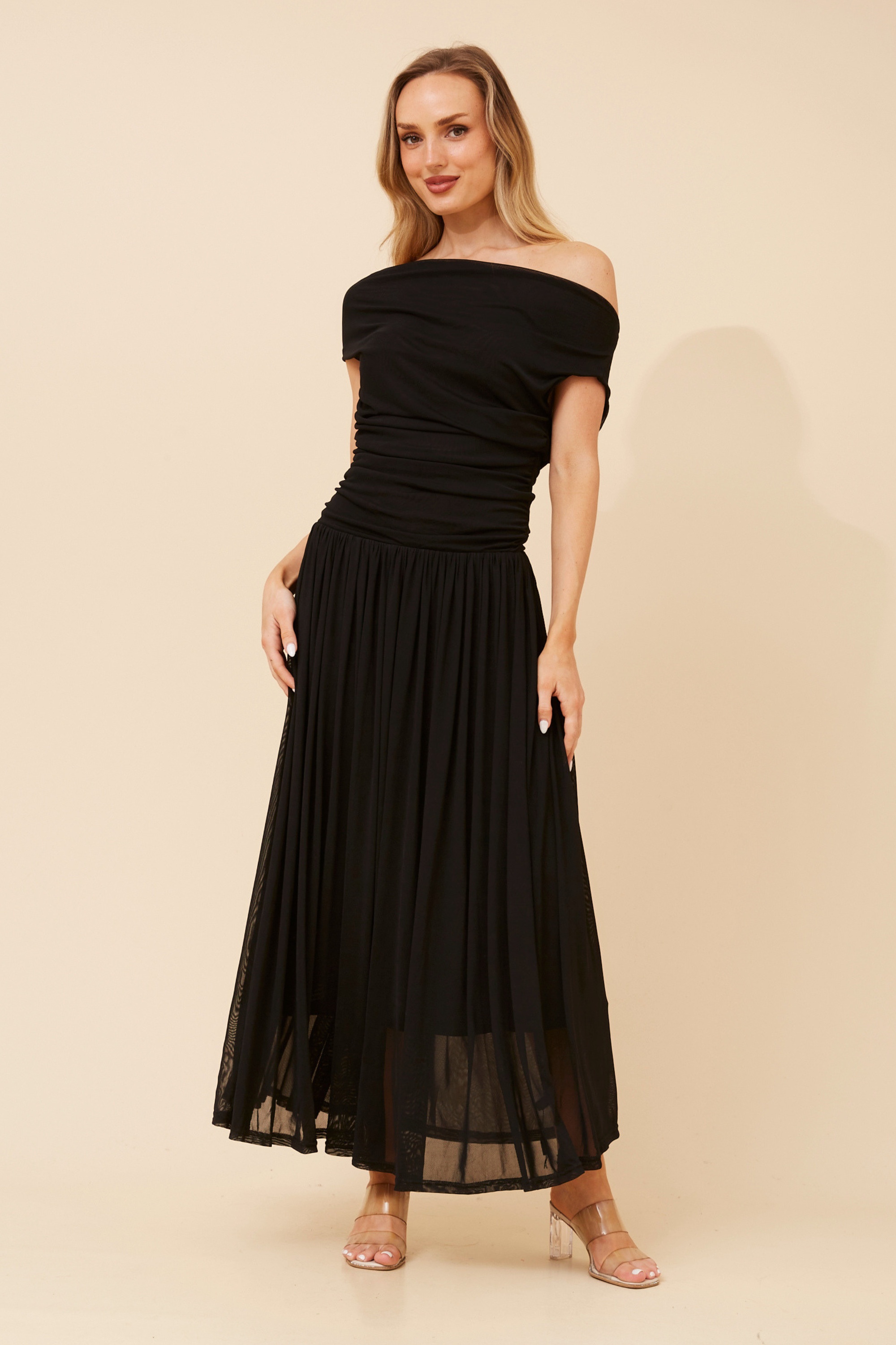 TIRZA SOLID MAXI DRESS