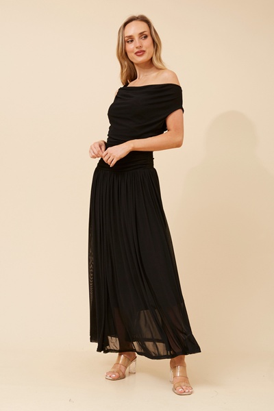 TIRZA SOLID MAXI DRESS