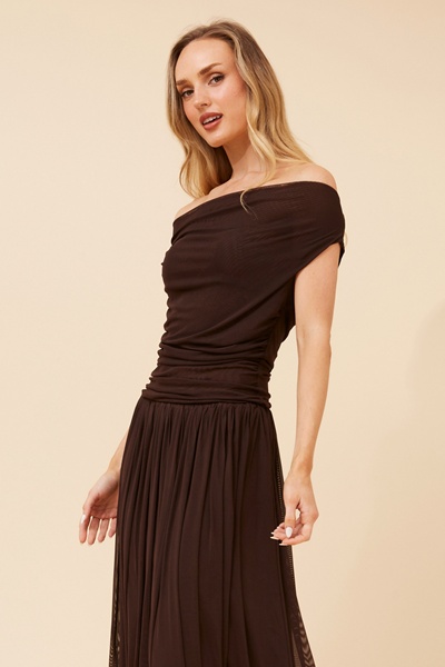 TIRZA SOLID MAXI DRESS