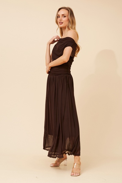 TIRZA SOLID MAXI DRESS