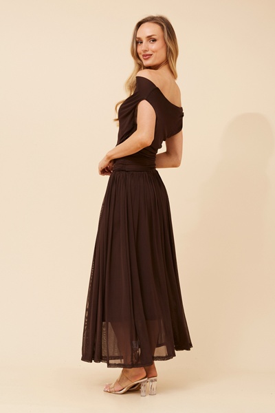 TIRZA SOLID MAXI DRESS