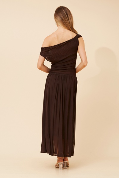 TIRZA SOLID MAXI DRESS