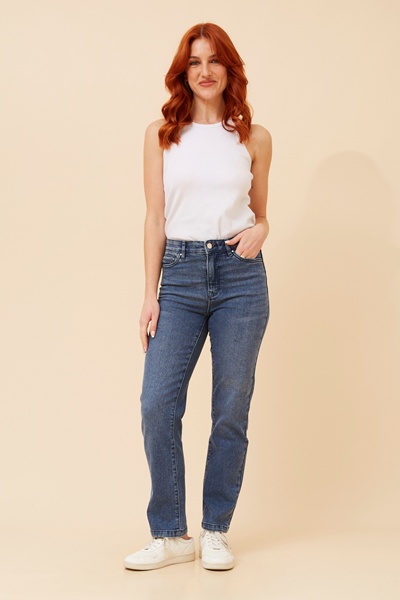 TONINA STRAIGHT LEG DENIM PANTS