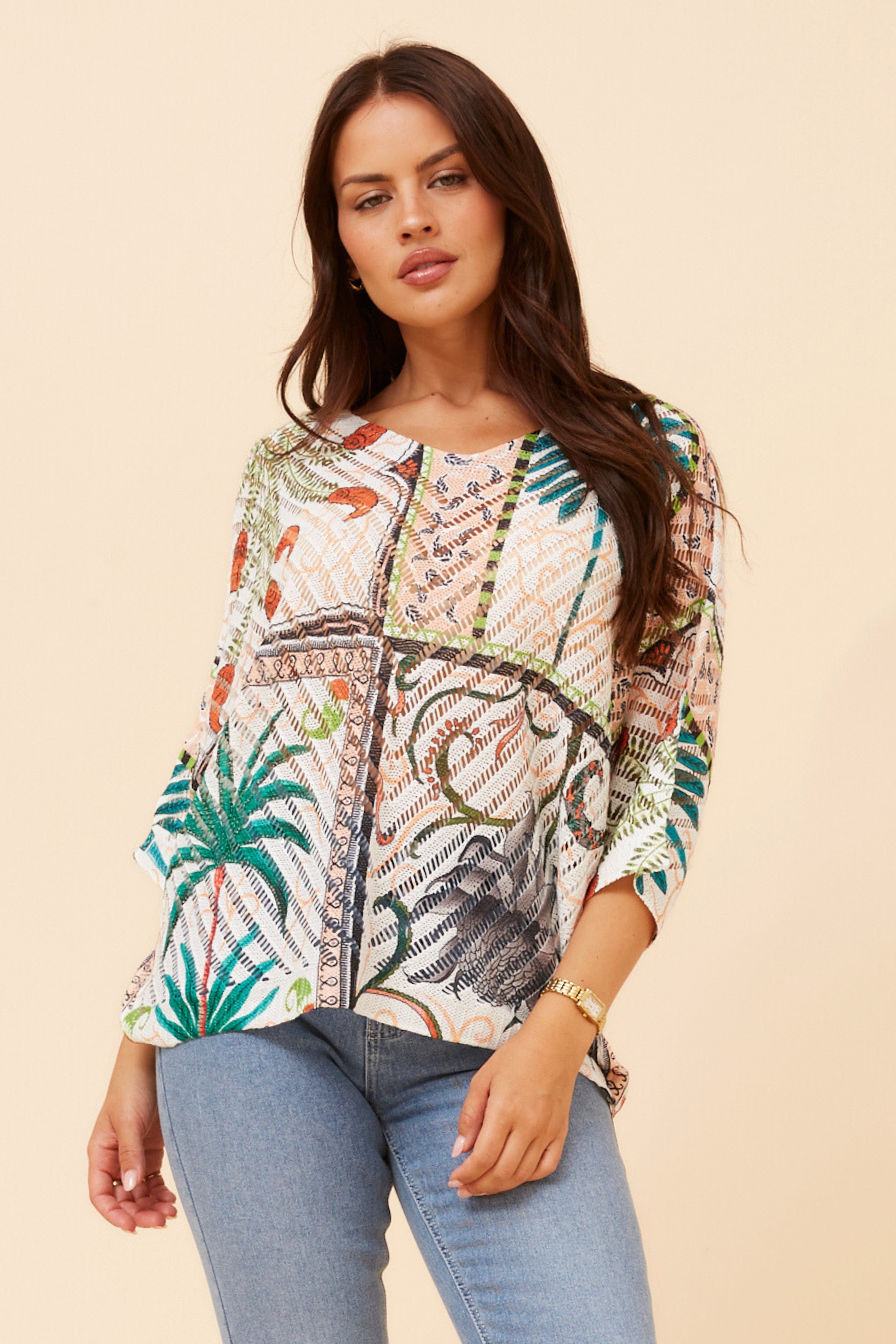 TORIN TROPICAL KNIT PULLOVER