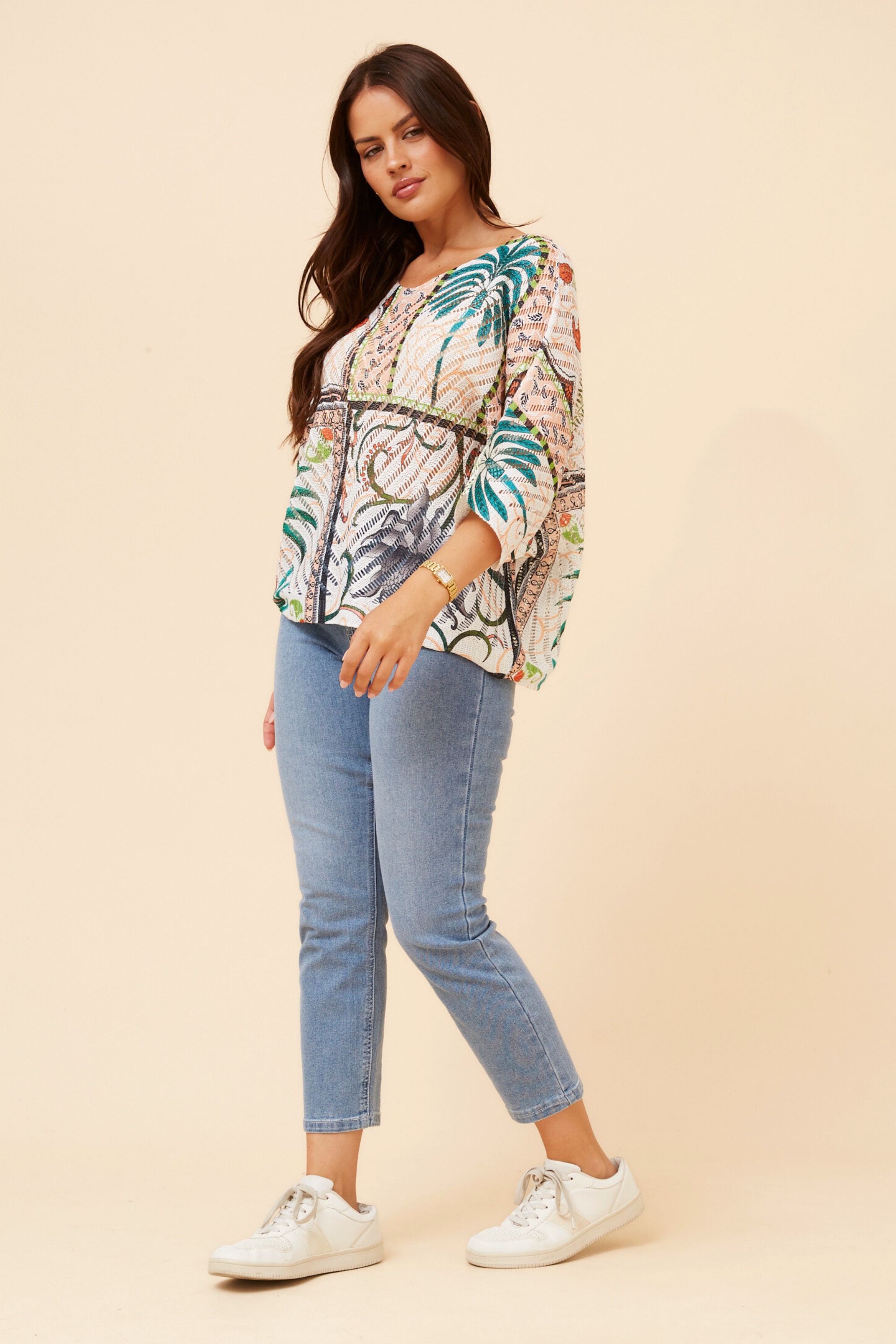 TORIN TROPICAL KNIT PULLOVER