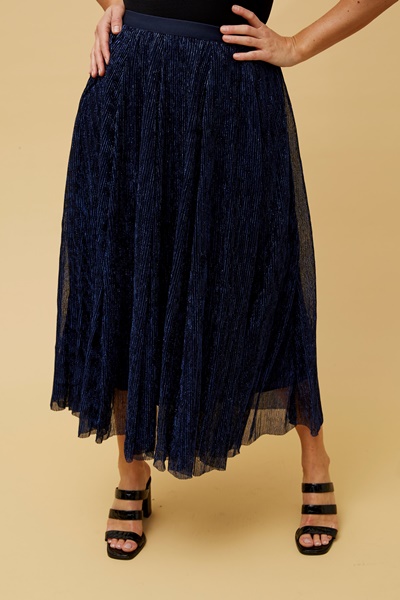 TULLE MIDI SKIRT