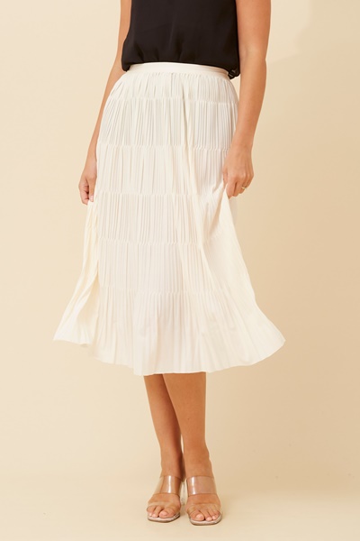 ULMA PLEATED MIDI SKIRT