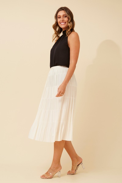 ULMA PLEATED MIDI SKIRT