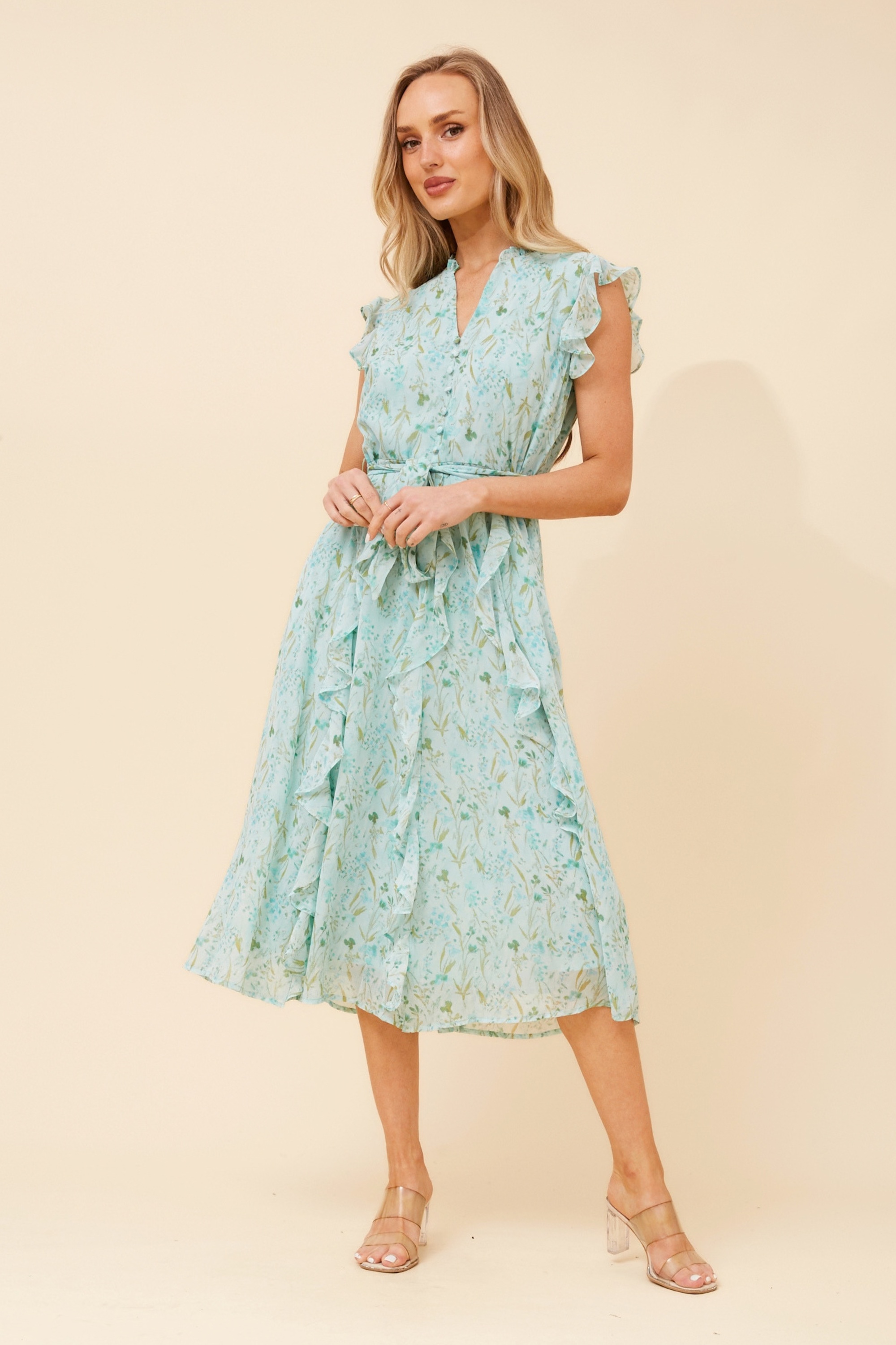 ULVA FLORAL MIDI DRESS