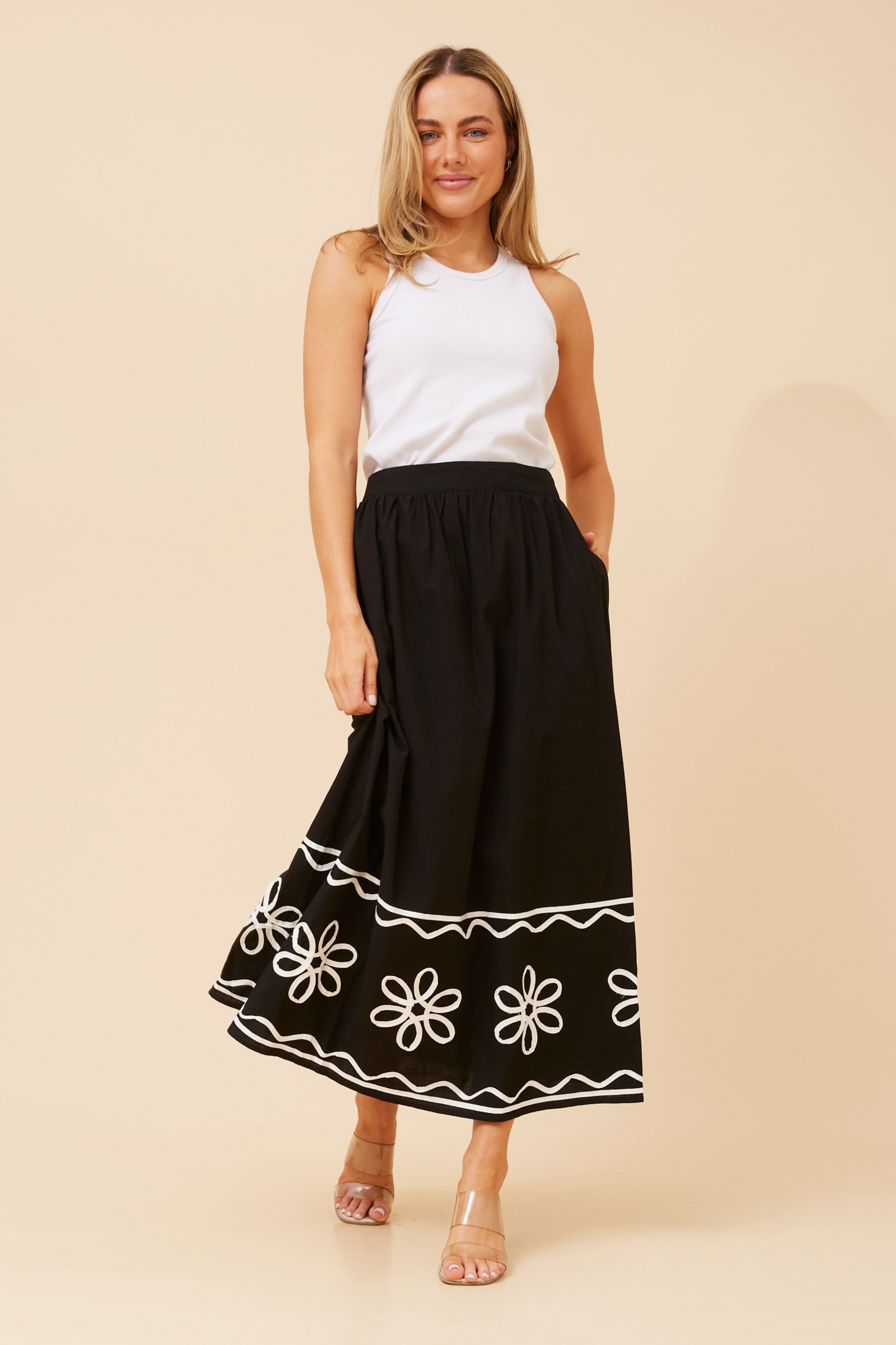 VALETTA CORNELLI DETAIL SKIRT