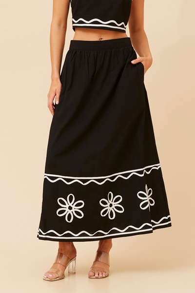 VALETTA CORNELLI DETAIL SKIRT