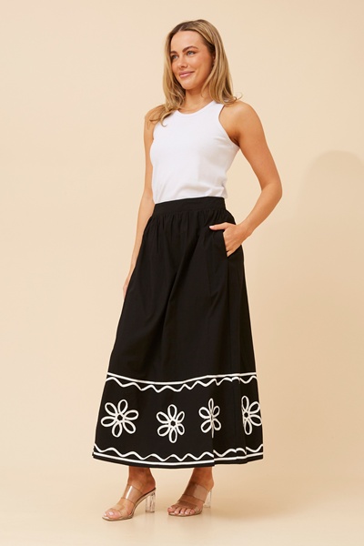 VALETTA CORNELLI DETAIL SKIRT