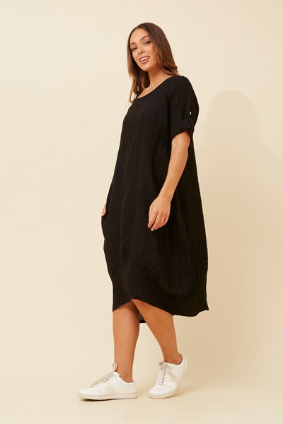 VALLA LINEN DRESS