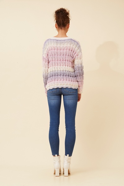 VANCE BUBBLE KNIT PULLOVER