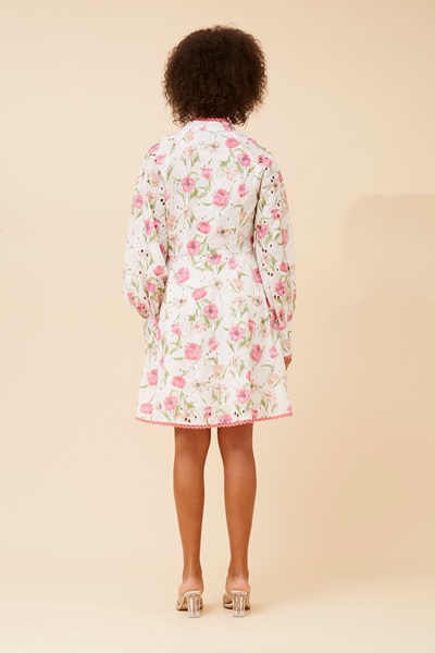 VANIKA RIC RAC FLORAL DRESS