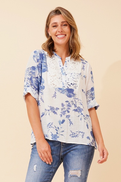 VANITA FLORAL PRINT TOP