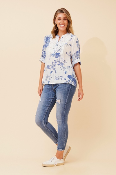 VANITA FLORAL PRINT TOP