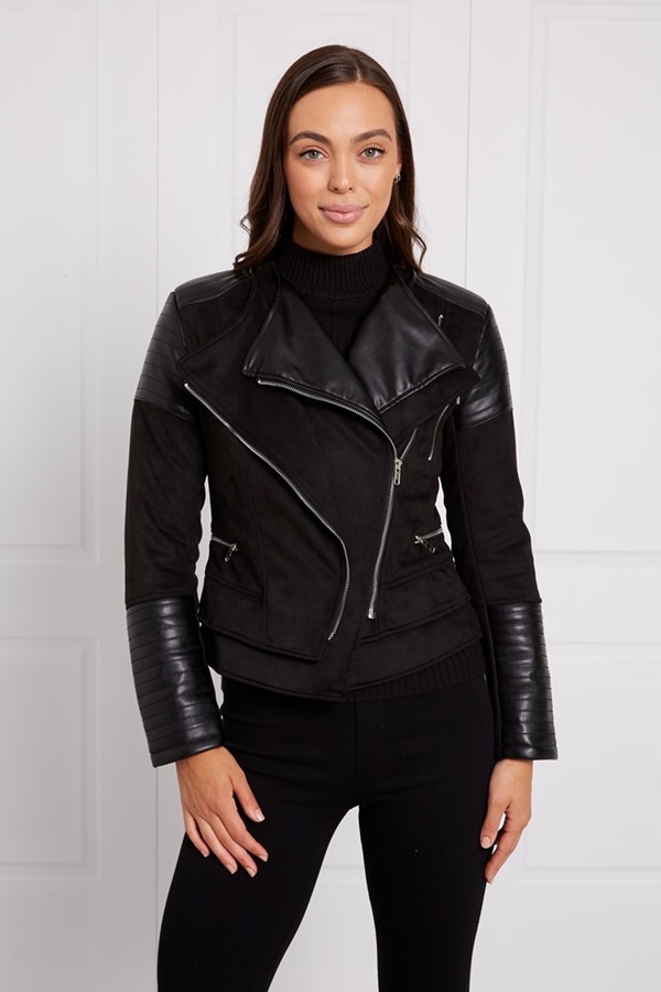 VEGAN LEATHER BIKER JACKET VEGAN LEATHER BIKER JACKET
