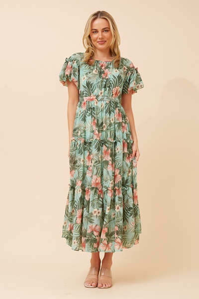 VELDIS FLORAL MAXI DRESS
