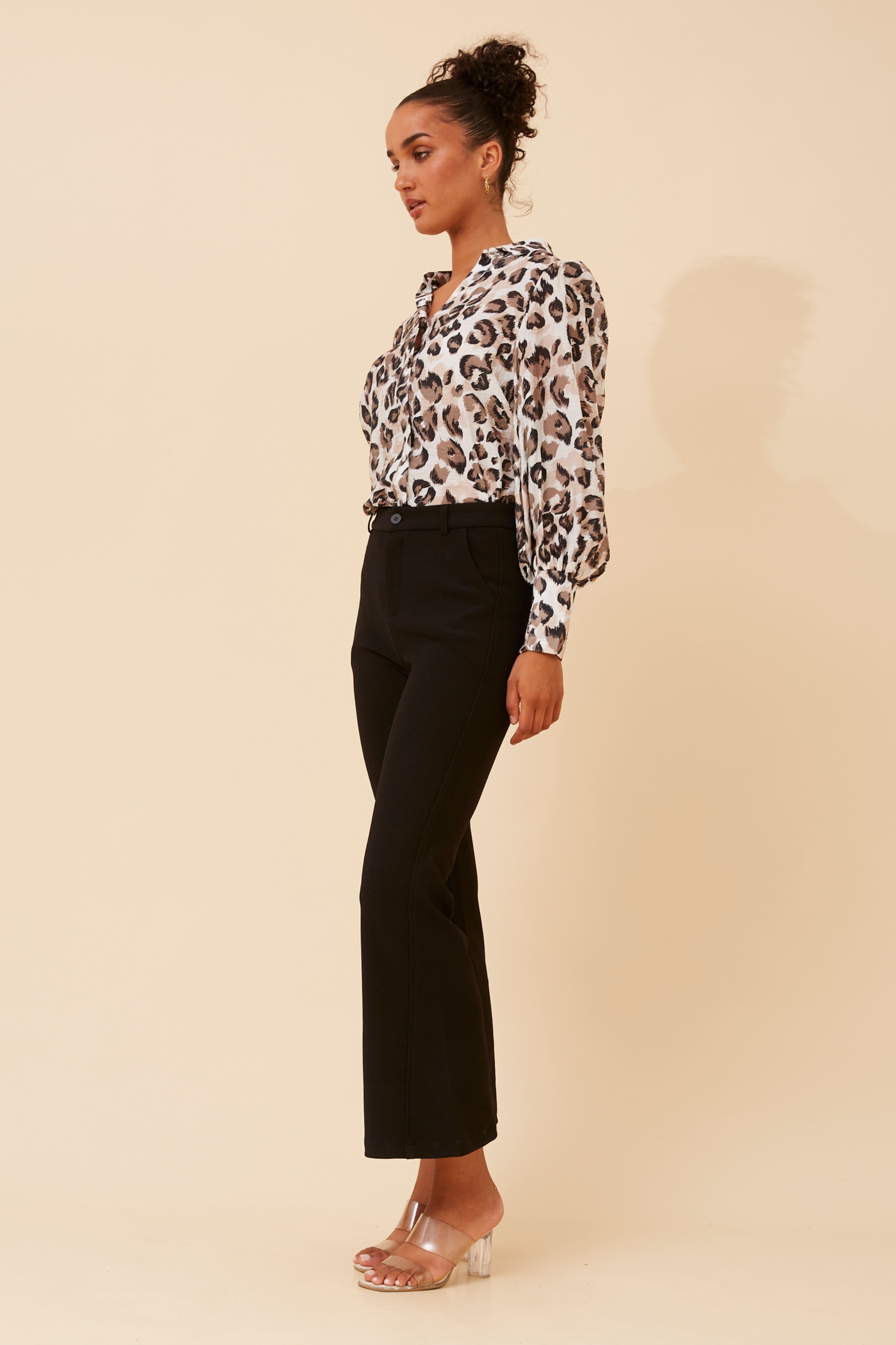 VELLE ANIMAL PRINT SHIRT
