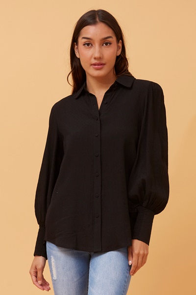 VELLE BALLOON SLEEVE SHIRT